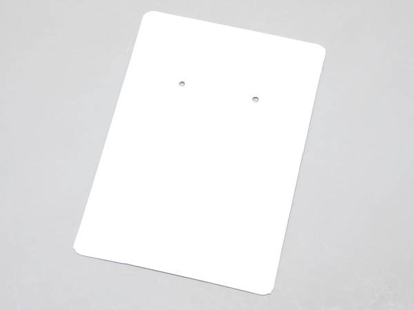 Карточки для серег белые. 9 х 6 см. 10 шт.