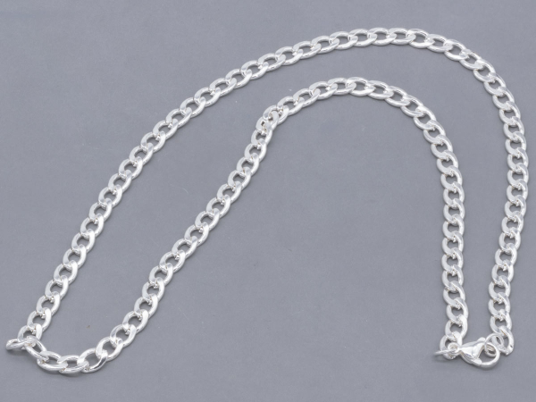 AISI 304 Цепочка для кулона Панцирная серебристая. 45 см