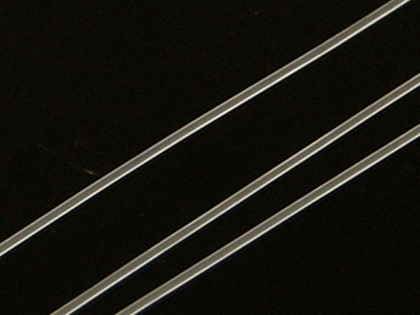 Резинка (эластичная нить) прозрачная (Япония). 0,8 мм. 1 м