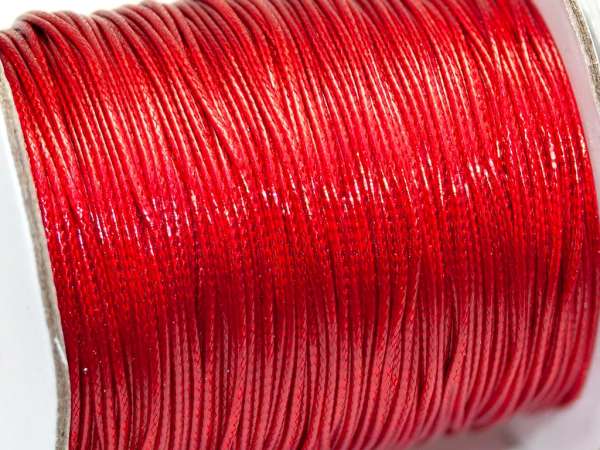 Шнур хлопок-нейлон 0,8 мм красный. 1 м