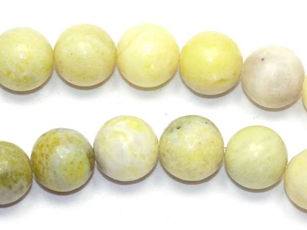 Буcина Оливин с хризолитом желтый. 10 мм