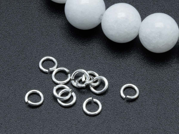 Серебро 925° Кольцо соединительное. 4 х 0,7 мм