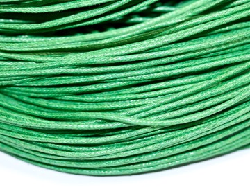Шнур вощеный 1,5 мм зеленый. 5 м