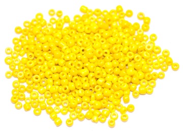 Бисер желтый 2 мм. 10 г