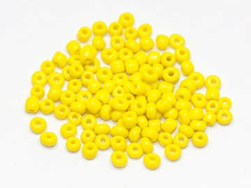 Бисер 11/0 желтый 3 мм. 10 г