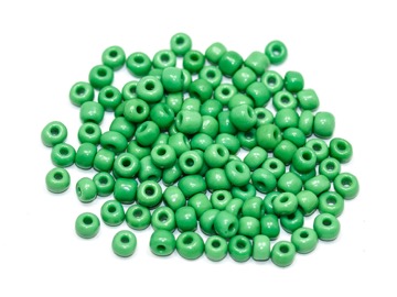 Бисер 11/0 зеленый 3 мм. 10 г